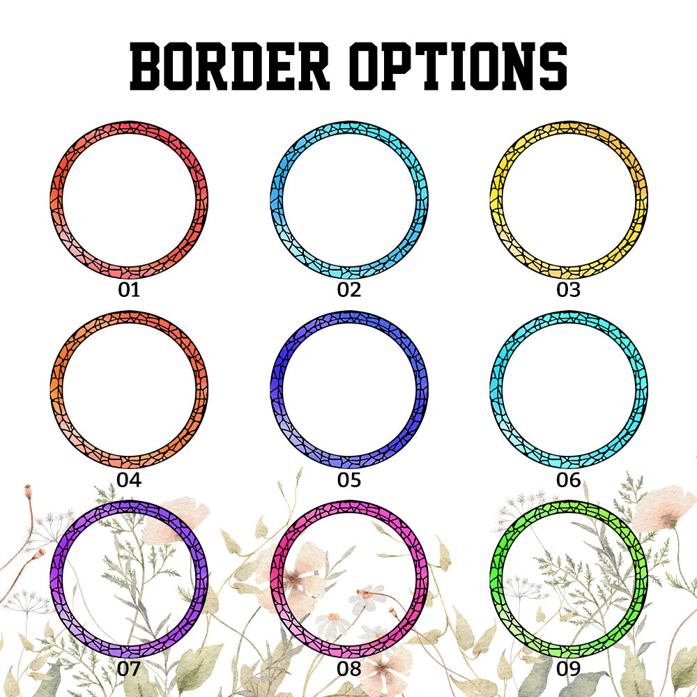 Custom Pet Portrait Stained Glass Suncatcher – Personalized Pet Keepsake Memorial Gift for Dog & Cat Lovers