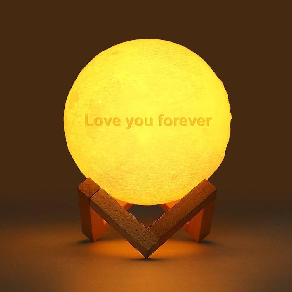 Photo Moon Lamp, Custom 3D Photo Light, Cute Pet - Remote Control Sixteen Colors 10-20cm